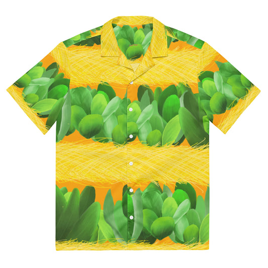 The Kauna'oa Flower, Lāna'i Island, Unisex Aloha Shirt