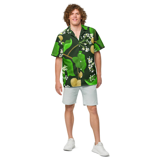 hawaii kukui nut unisex aloha shirt male model