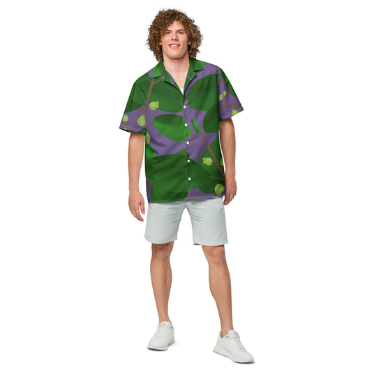 hawaii mokihana berry unisex aloha shirt male model