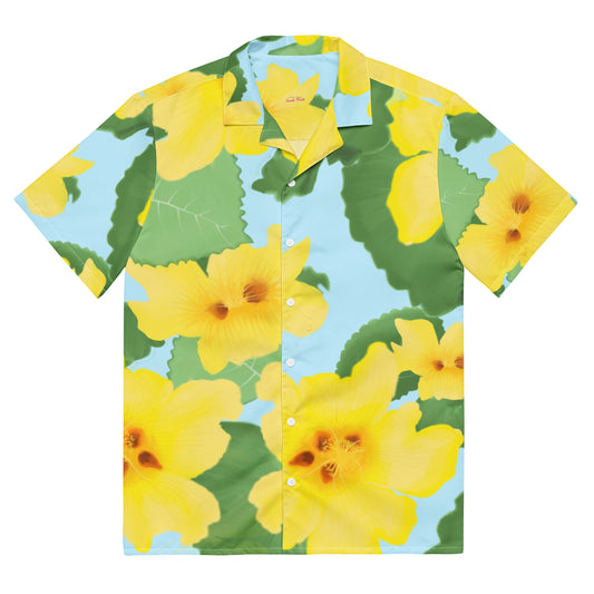 hawaii puailima flower unisex aloha shirt