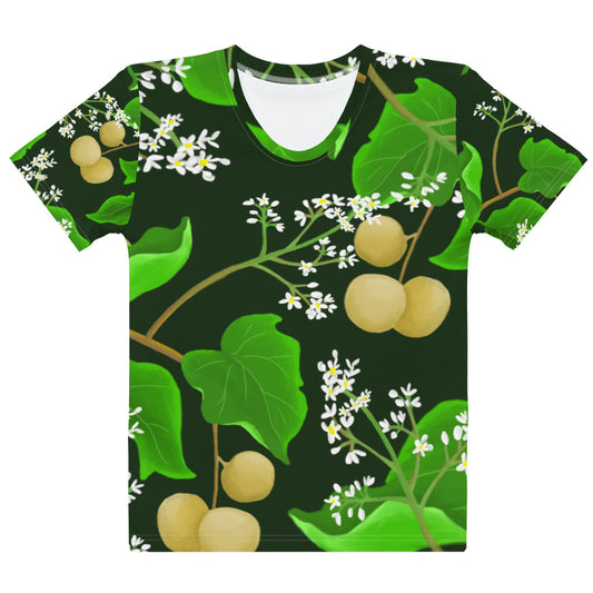 The Kukui Nut Flower, Moloka'i Island, Women's T-shirt
