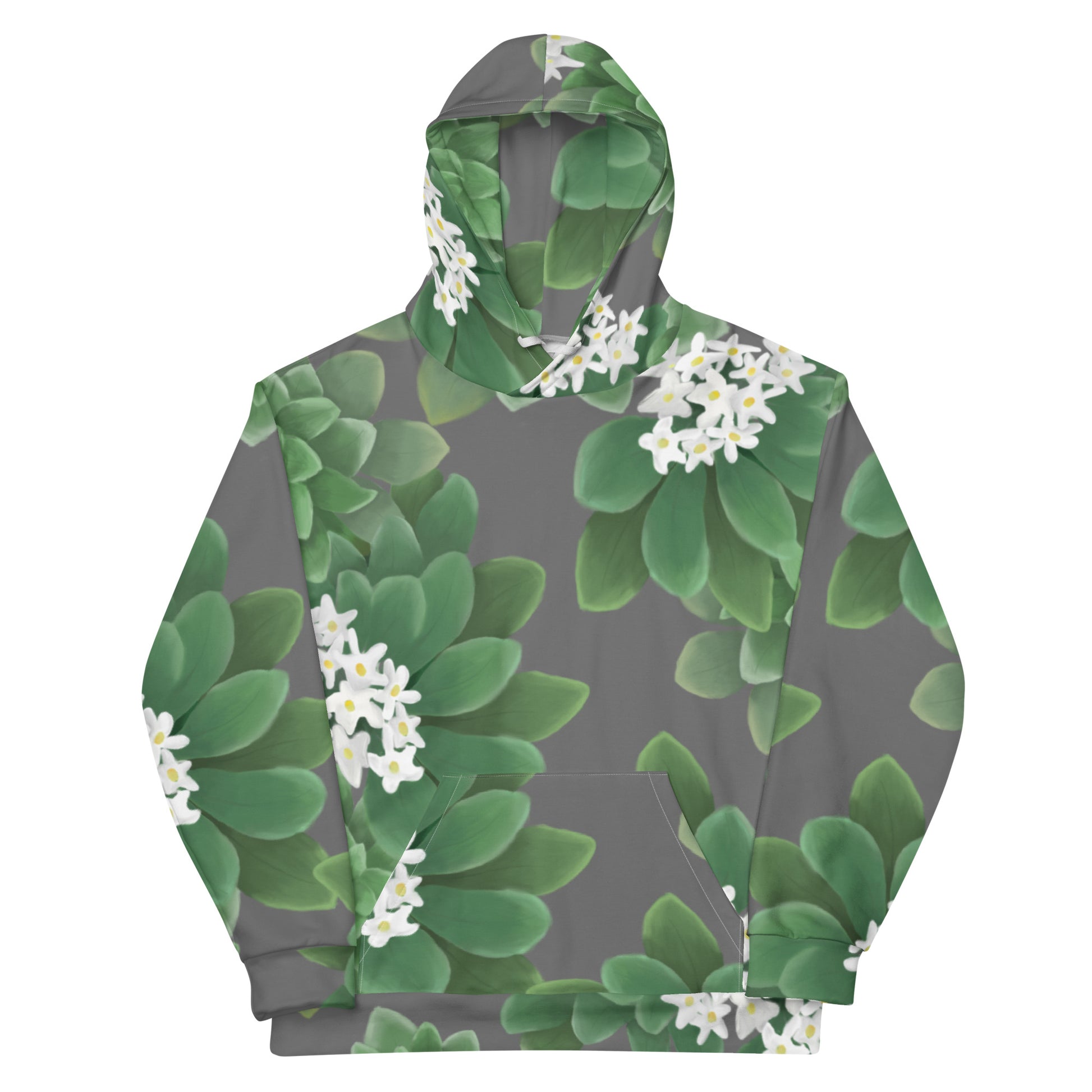 hawaii hinahina plant unisex hoodie