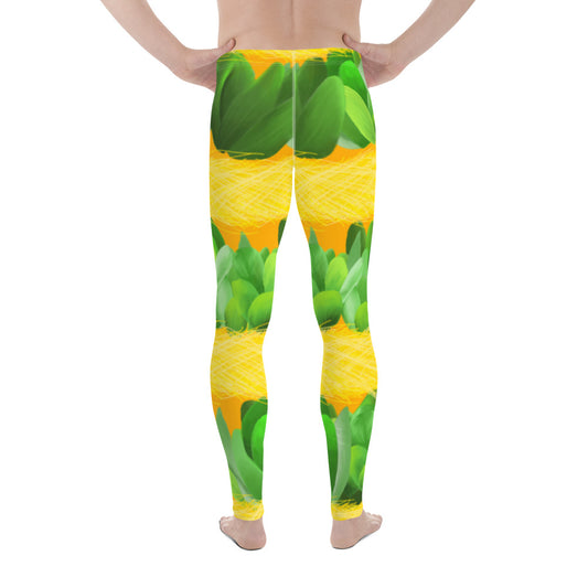 hawaii kaunaoa flower mens leggings back