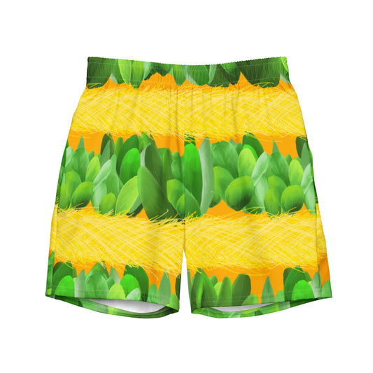 hawaii kaunaoa flower men’s swim trunks