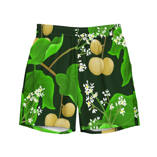 hawaii kukui nut flower men’s swim trunks