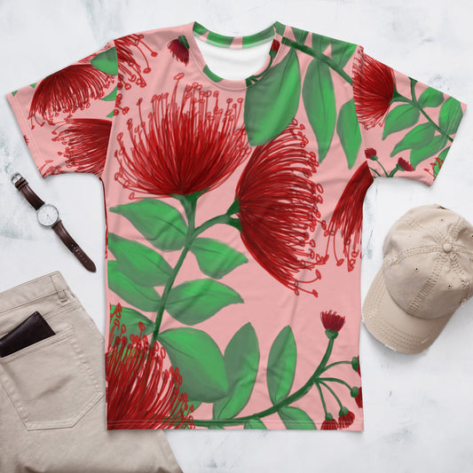 hawaii-lehua-flower-mens-t-shirt
