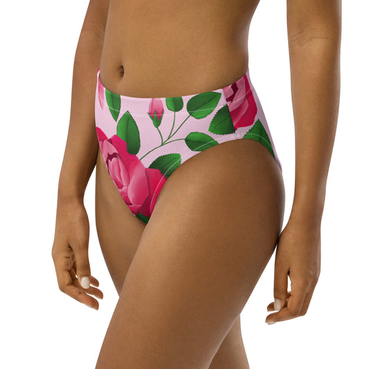 hawaii lokelani rose bikini bottom front
