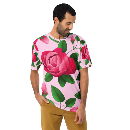 hawaii lokelani rose mens t-shirt model front