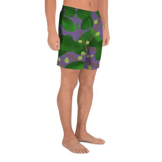 hawaii mokihana berry mens athletic long shorts model