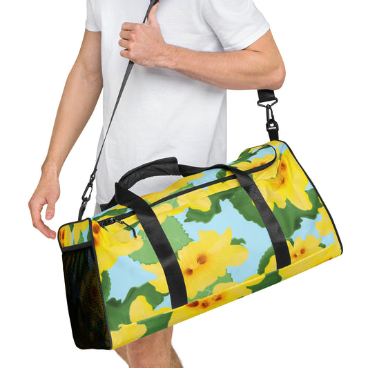 hawaii puailima flower duffle bag sling model