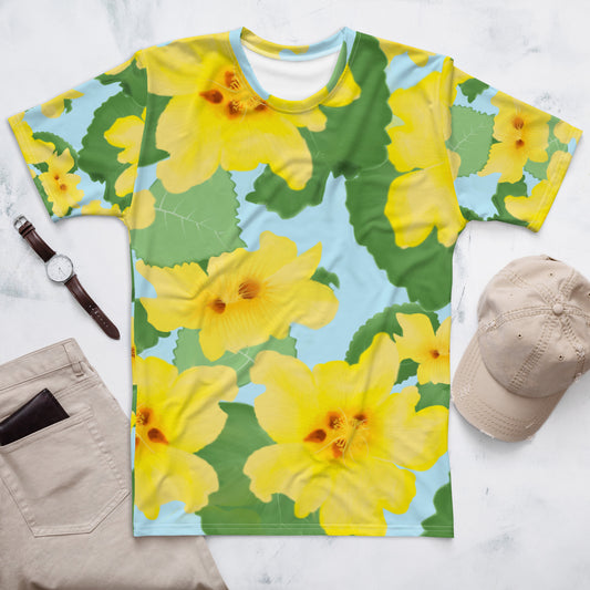 hawaii puailima flower mens t-shirt