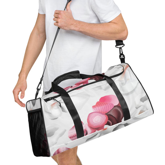 hawaii white pupu shell duffle bag sling model