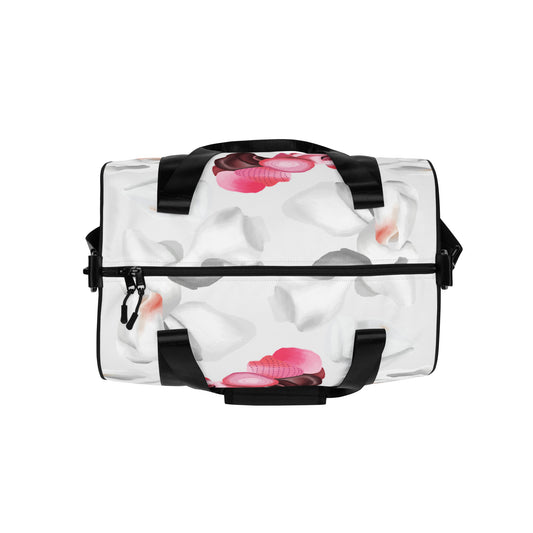 hawaii white pupu shell gym bag top